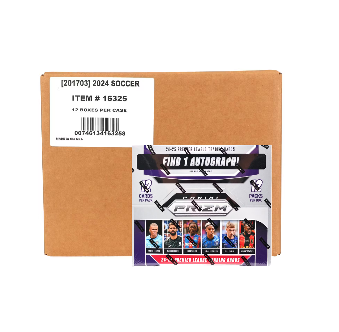 2024-25_Panini_Prizm_Premier_League_Soccer_Hobby_12-Box_Case2 2024-25 Panini Prizm Premier League Soccer Hobby 12-Box Case - Image 1