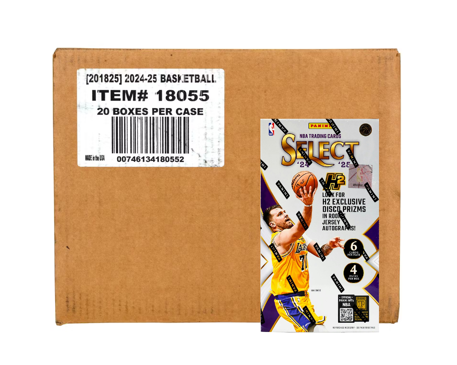 2024-25_Panini_Select_Basketball_H2_20-Box_Case2 2024-25 Panini Select Basketball H2 20-Box Case - Image 1