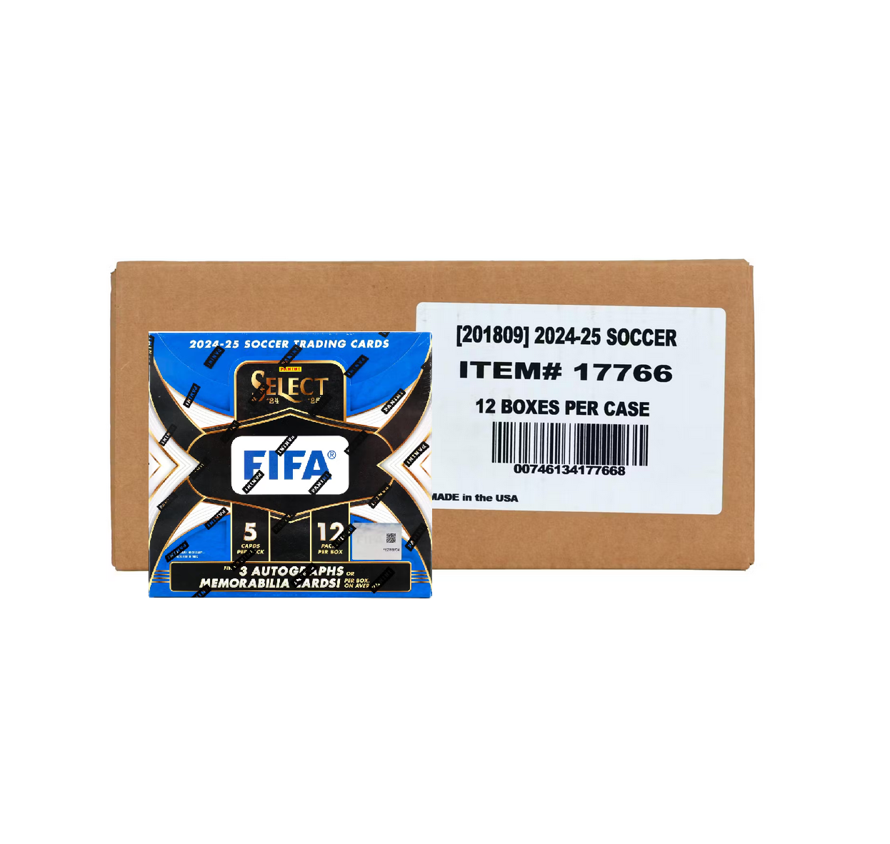 2024-25_Panini_Select_FIFA_Soccer_Hobby_12-Box_Case2 2024-25 Panini Select FIFA Soccer Hobby 12-Box Case - Image 1