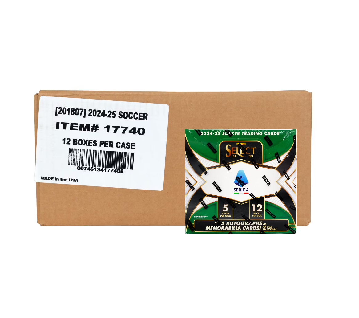 2024-25_Panini_Select_Serie_A_Soccer_Hobby_12-Box_Case2 2024-25 Panini Select Serie A Soccer Hobby 12-Box Case - Image 1