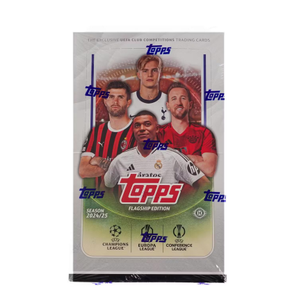 2024-25 Topps UEFA Club Competitions Soccer Hobby Box