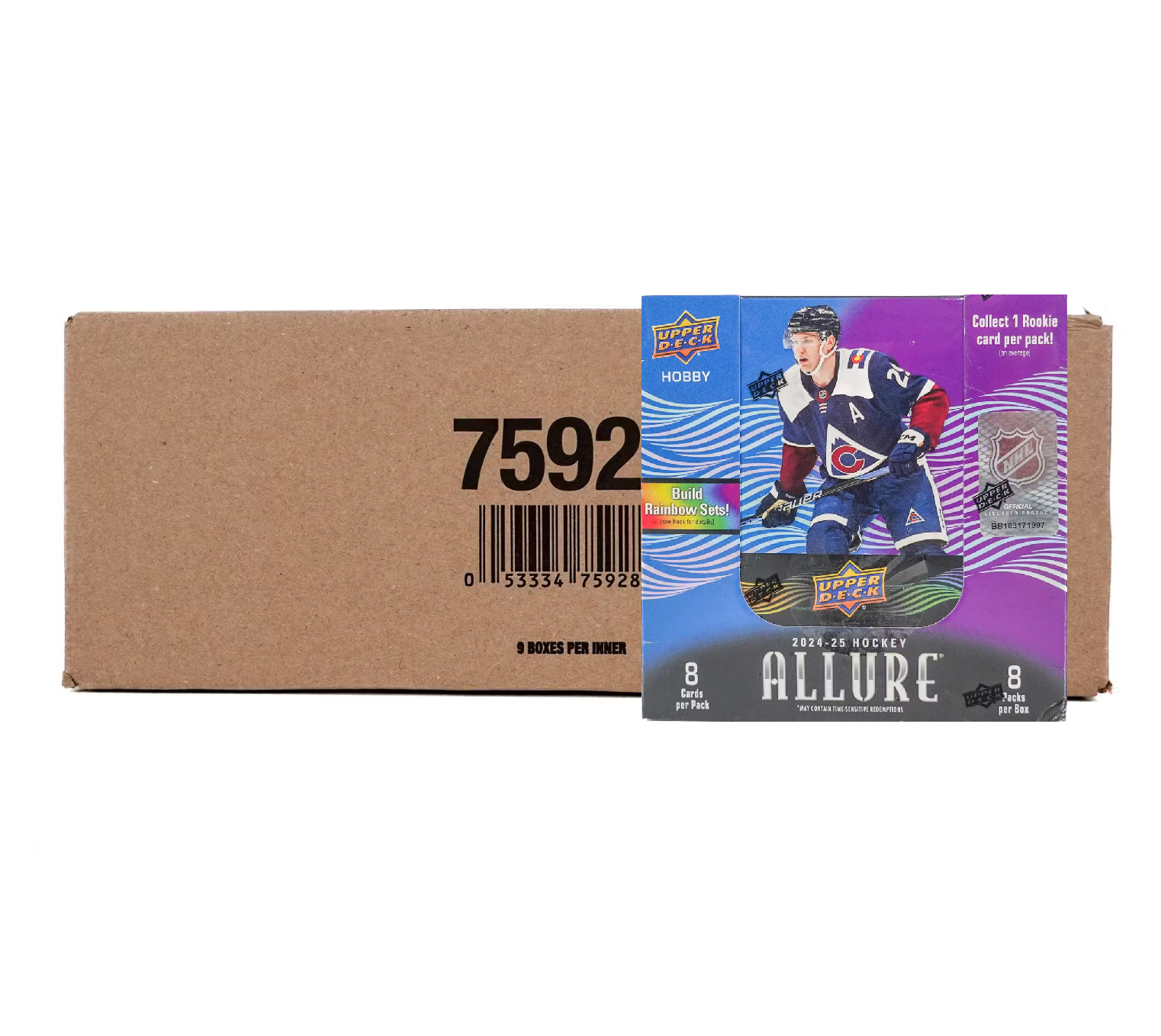2024-25_Upper_Deck_Allure_Hockey_Hobby_9-Box_Case2 2024-25 Upper Deck Allure Hockey Hobby 9-Box Case - Image 1