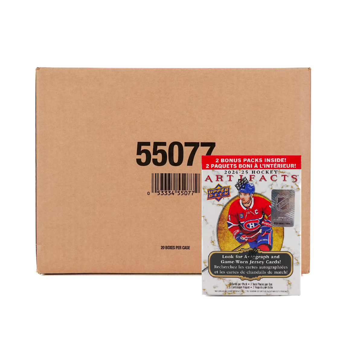 2024-25_Upper_Deck_Artifacts_Hockey_Blaster_20-Box_Case2 2024-25 Upper Deck Artifacts Hockey Blaster 20-Box Case - Image 1