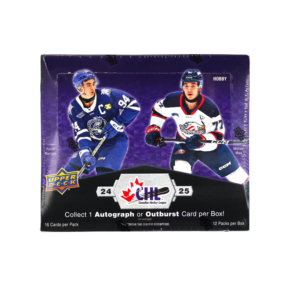 2024-25_Upper_Deck_CHL_Hockey_Hobby_Box 2024-25 Upper Deck CHL Hockey Hobby Box - Image 1