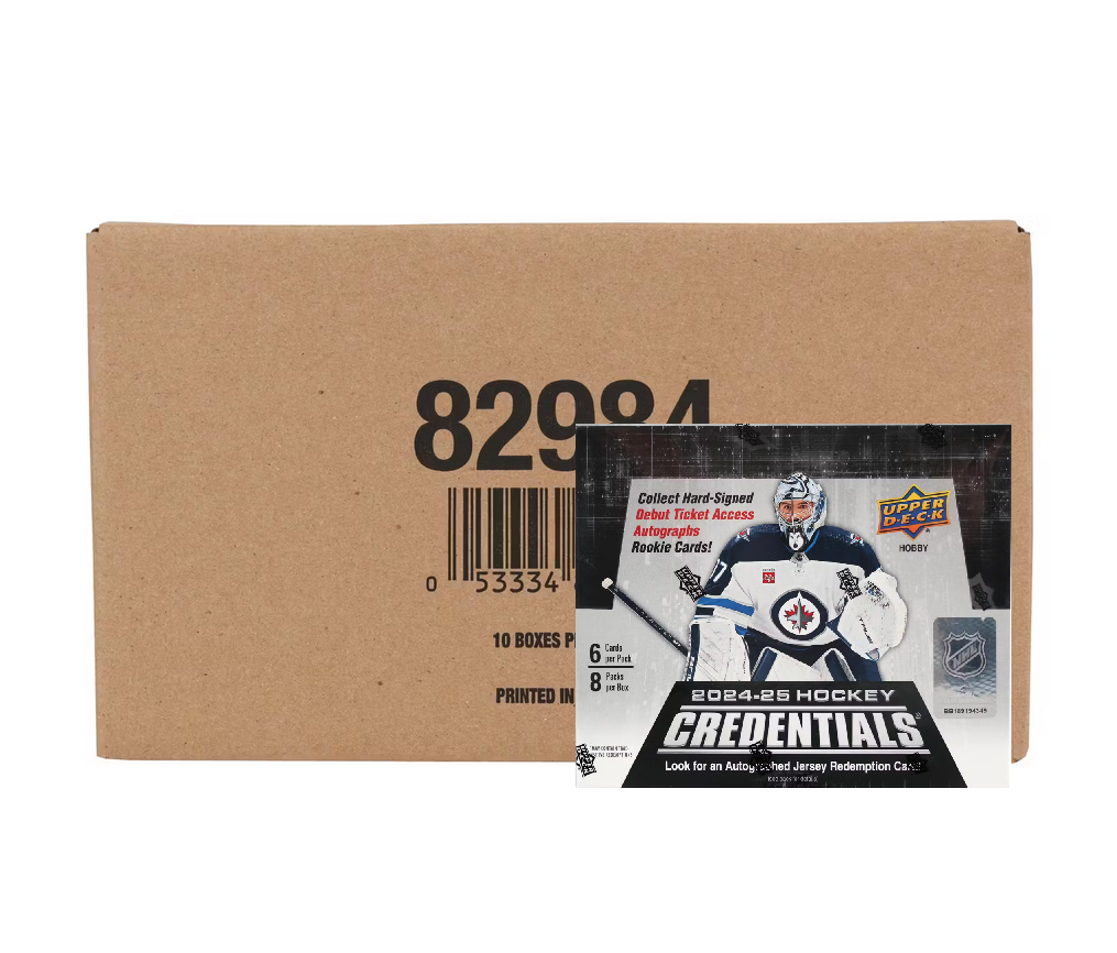 2024-25_Upper_Deck_Credentials_Hockey_Hobby_10-Box_Case2 2024-25 Upper Deck Credentials Hockey Hobby 10-Box Case - Image 1