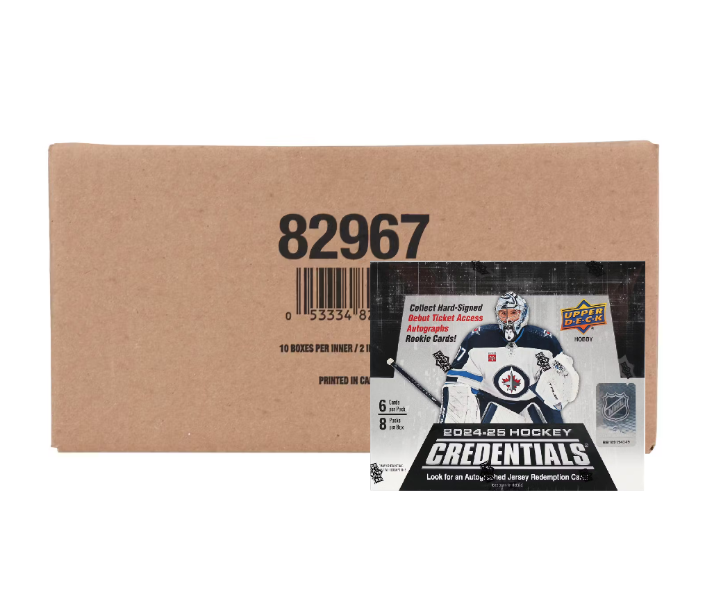 2024-25_Upper_Deck_Credentials_Hockey_Hobby_20-Box_Case2 2024-25 Upper Deck Credentials Hockey Hobby 20-Box Case - Image 1