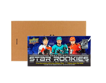 2024-25 Upper Deck NHL Star Rookies Box 20-Set Case
