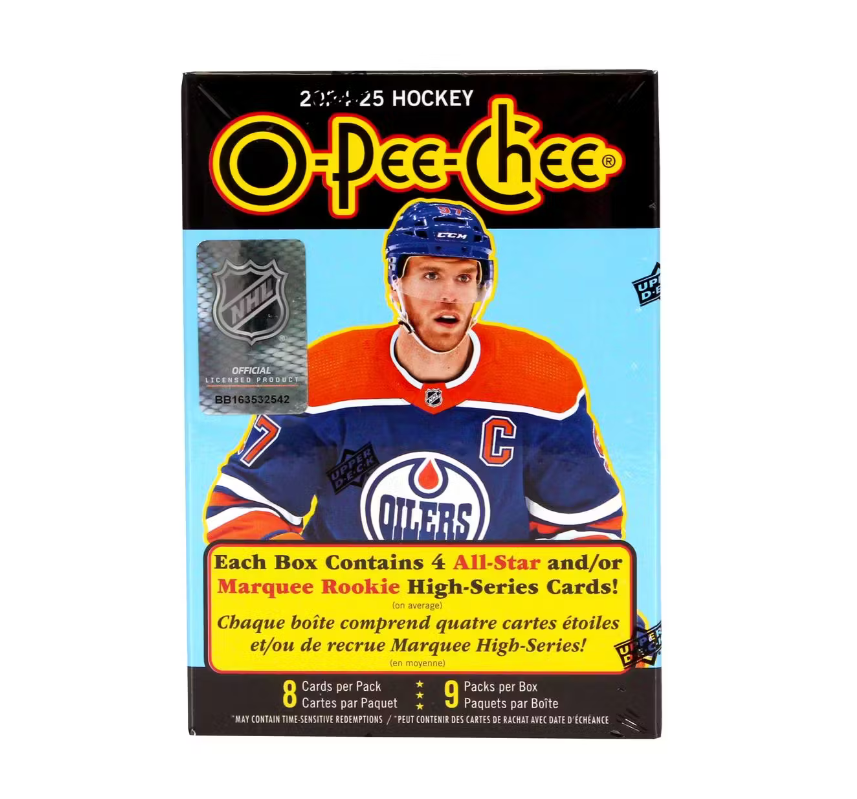 2024-25_Upper_Deck_O-Pee-Chee_Hockey_Blaster_Box 2024-25 Upper Deck O-Pee-Chee Hockey Blaster Box - Image 1