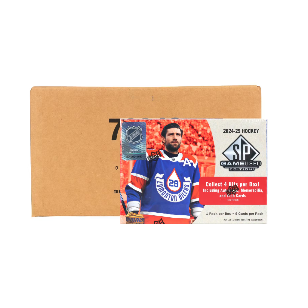 2024-25_Upper_Deck_SP_Game_Used_Hockey_Hobby_20-Box_Case2 2024-25 Upper Deck SP Game Used Hockey Hobby 10-Box Case - Image 1