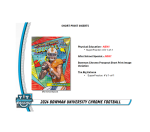 2024 Bowman University Chrome Football Blaster 40-Box Case - Image 7