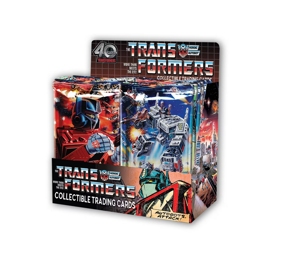 2024DynamiteEntertainmentTransformers40thAnniversaryTradingCardsHobbyBox1 2024 Dynamite Entertainment Transformers 40th Anniversary Trading Cards Hobby Box - Image 1