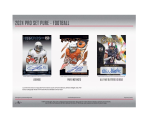 2024 Pro Set Pure Football Hobby 12-Box Case - Image 5