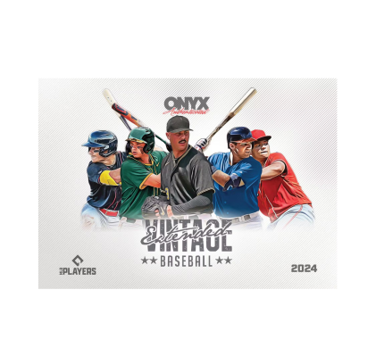 2024 Onyx Vintage Extended Series Baseball Hobby 6-Box Case