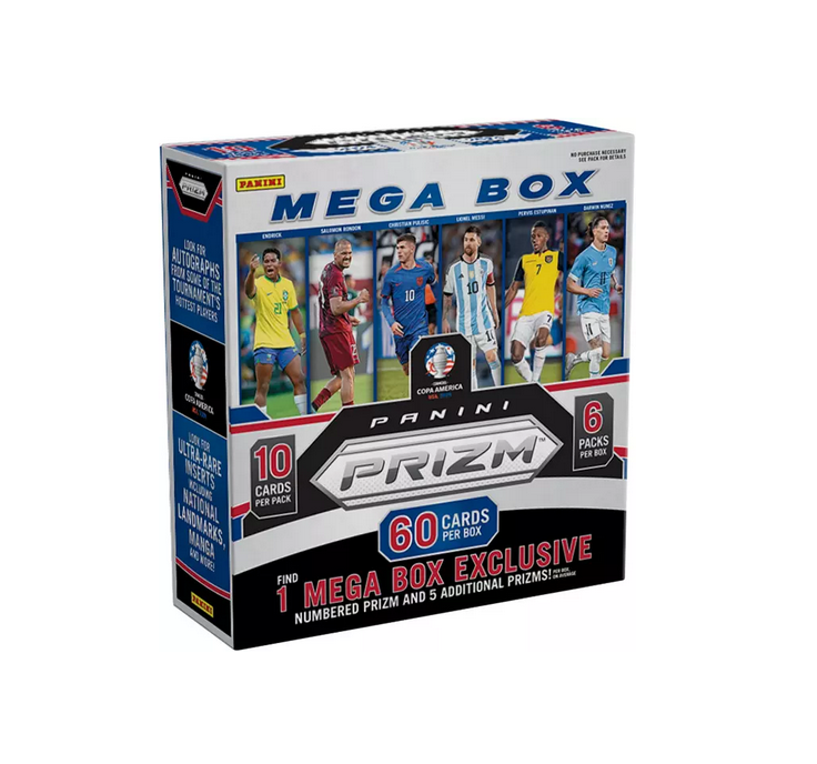 2024PaniniPrizmSoccerCopaAmericaMegaBox 2024 Panini Prizm Soccer Copa America Mega Box - Image 1