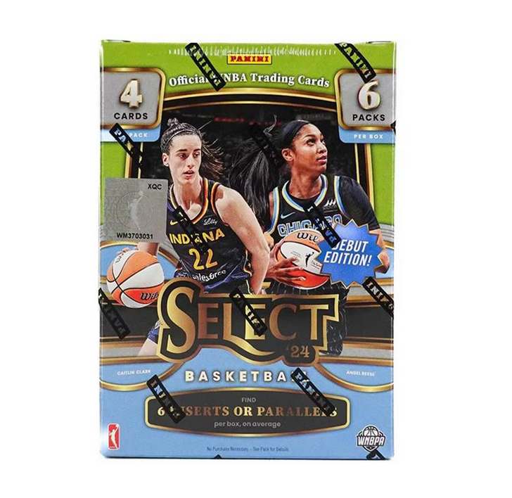 2024PaniniSelectWNBABasketballHobbyBlasterBox_GreenIcePrizms 2024 Panini Select WNBA Basketball Hobby Blaster Box (Green Ice Prizms) - Image 1