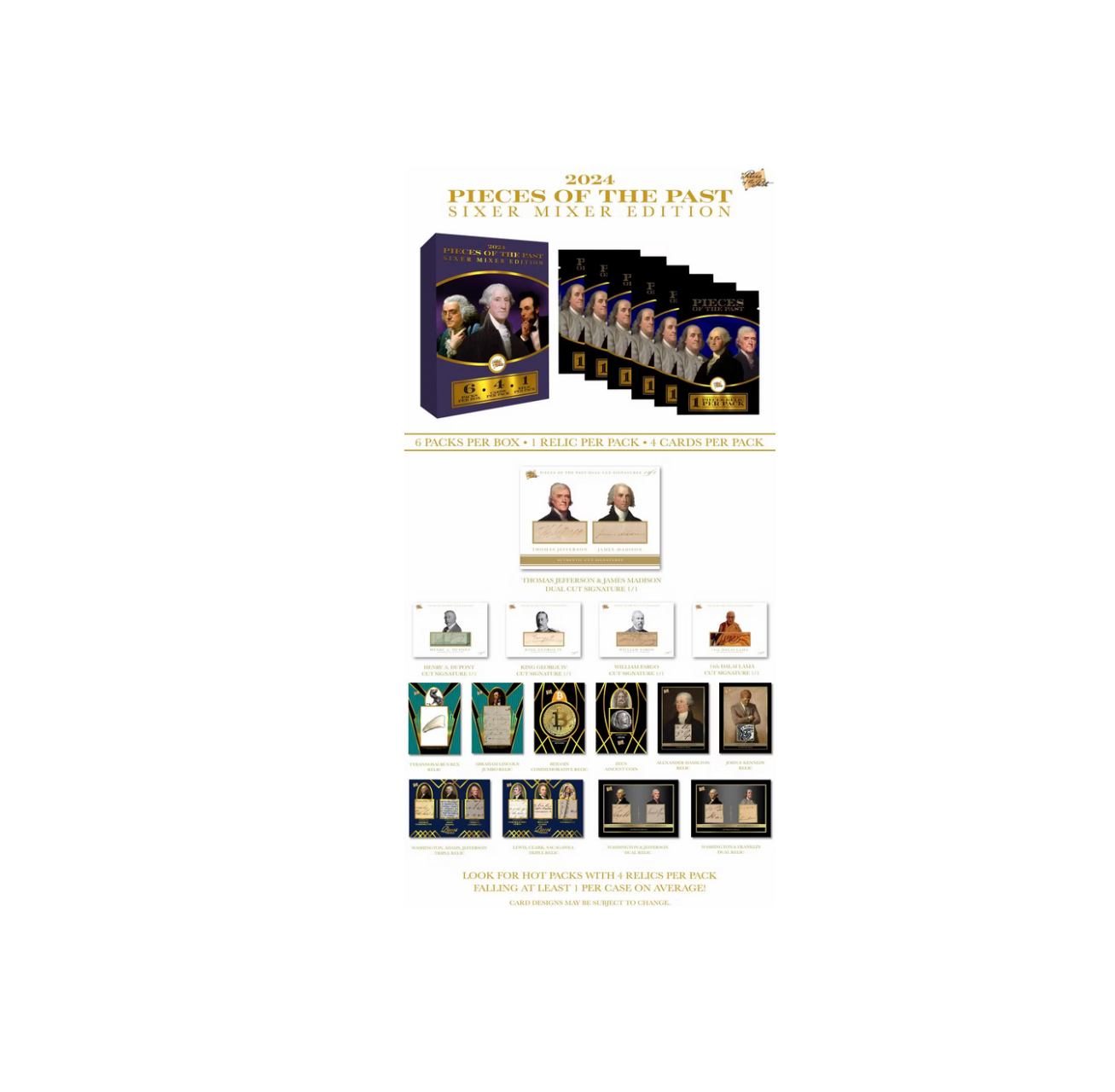 2024PiecesofthePastSixerMixerCollectionBox1 2024 Pieces of the Past Sixer Mixer Collection Box - Image 1