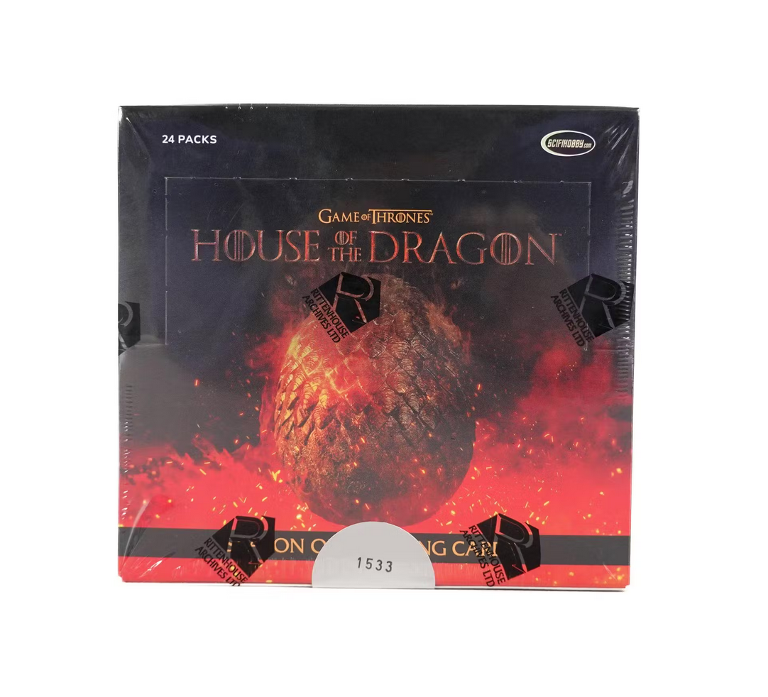 2024RittenhouseGameOfThronesHouseoftheDragonSeason1TradingCardsHobbyBox 2024 Rittenhouse Game Of Thrones House of the Dragon Season 1 Hobby Box - Image 1