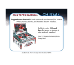 2024 Topps Chrome Baseball Hobby Jumbo 8-Box Case - Image 4