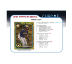 2024 Topps Chrome Baseball Hobby Jumbo 8-Box Case - Image 6