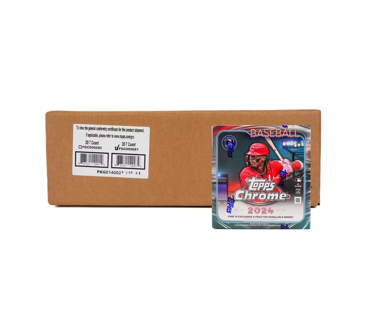 2024ToppsChromeBaseballMonster20-BoxCase2 2024 Topps Chrome Baseball Monster 20-Box Case - Image 1