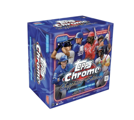 2024 Topps Chrome Baseball Sapphire Edition Box