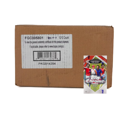 2024 Topps Chrome Tennis Hobby 12-Box Case