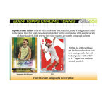 2024 Topps Chrome Tennis Breakers Delight Hobby 12-Box Case - Image 4
