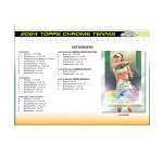 2024 Topps Chrome Tennis Breakers Delight Hobby 12-Box Case - Image 7