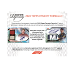 2024 Topps Dynasty Formula 1 Racing Hobby Box - Image 2