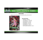 2024 Topps Graphite Tennis Hobby 12-Box Case - Image 5