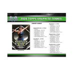 2024 Topps Graphite Tennis Hobby 12-Box Case - Image 6