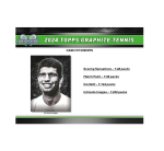 2024 Topps Graphite Tennis Hobby 12-Box Case - Image 7