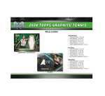 2024 Topps Graphite Tennis Hobby 12-Box Case - Image 10