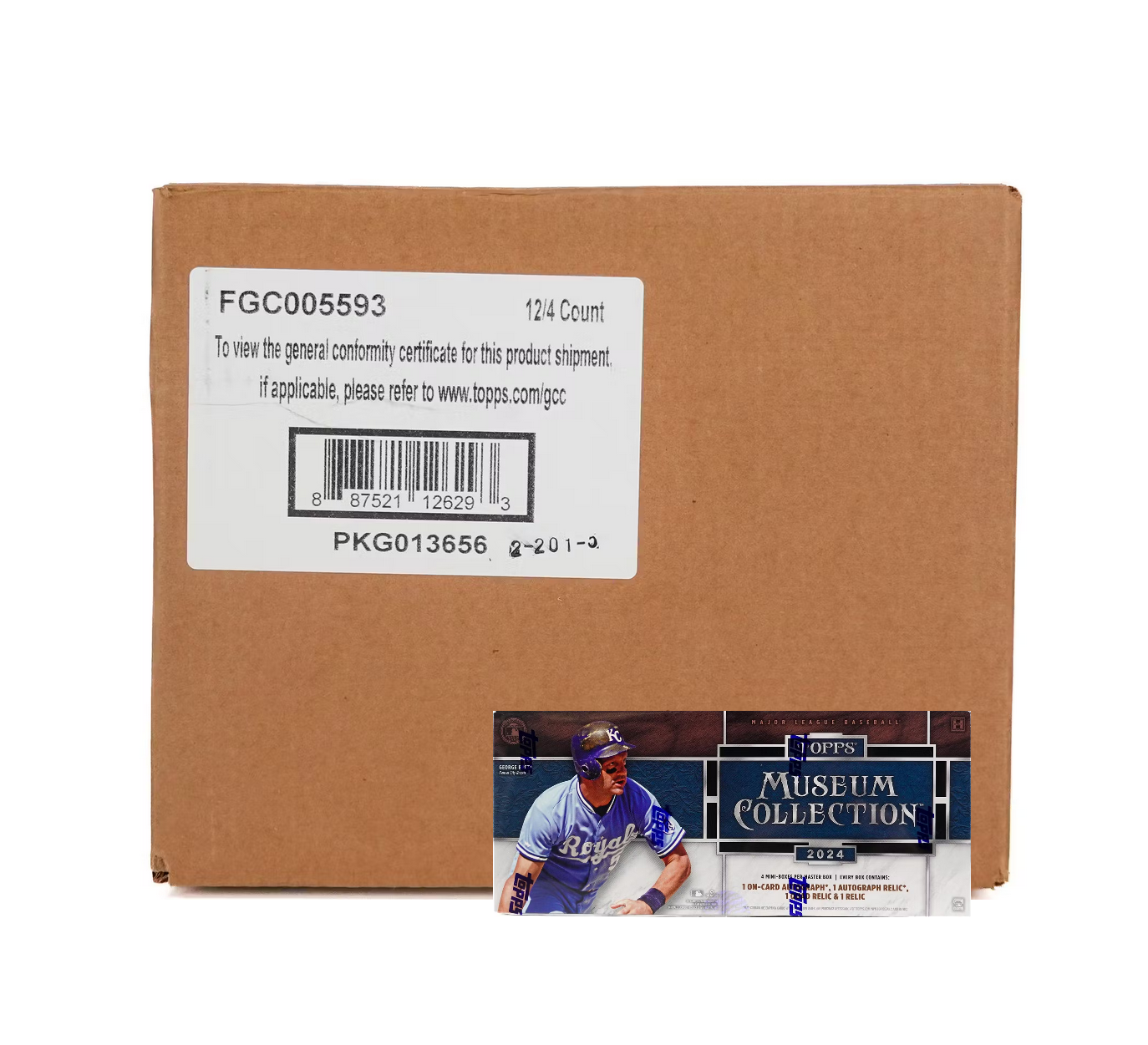 2024ToppsMuseumCollectionBaseballHobby12-BoxCase2 2024 Topps Museum Collection Baseball Hobby 12-Box Case - Image 1