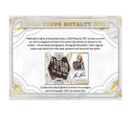 2024 Topps Royalty UFC Hobby Box - Image 2