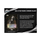 2024 Topps Star Wars Chrome Black Hobby Box - Image 2