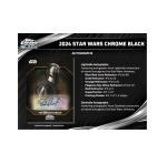 2024 Topps Star Wars Chrome Black Hobby Box - Image 6