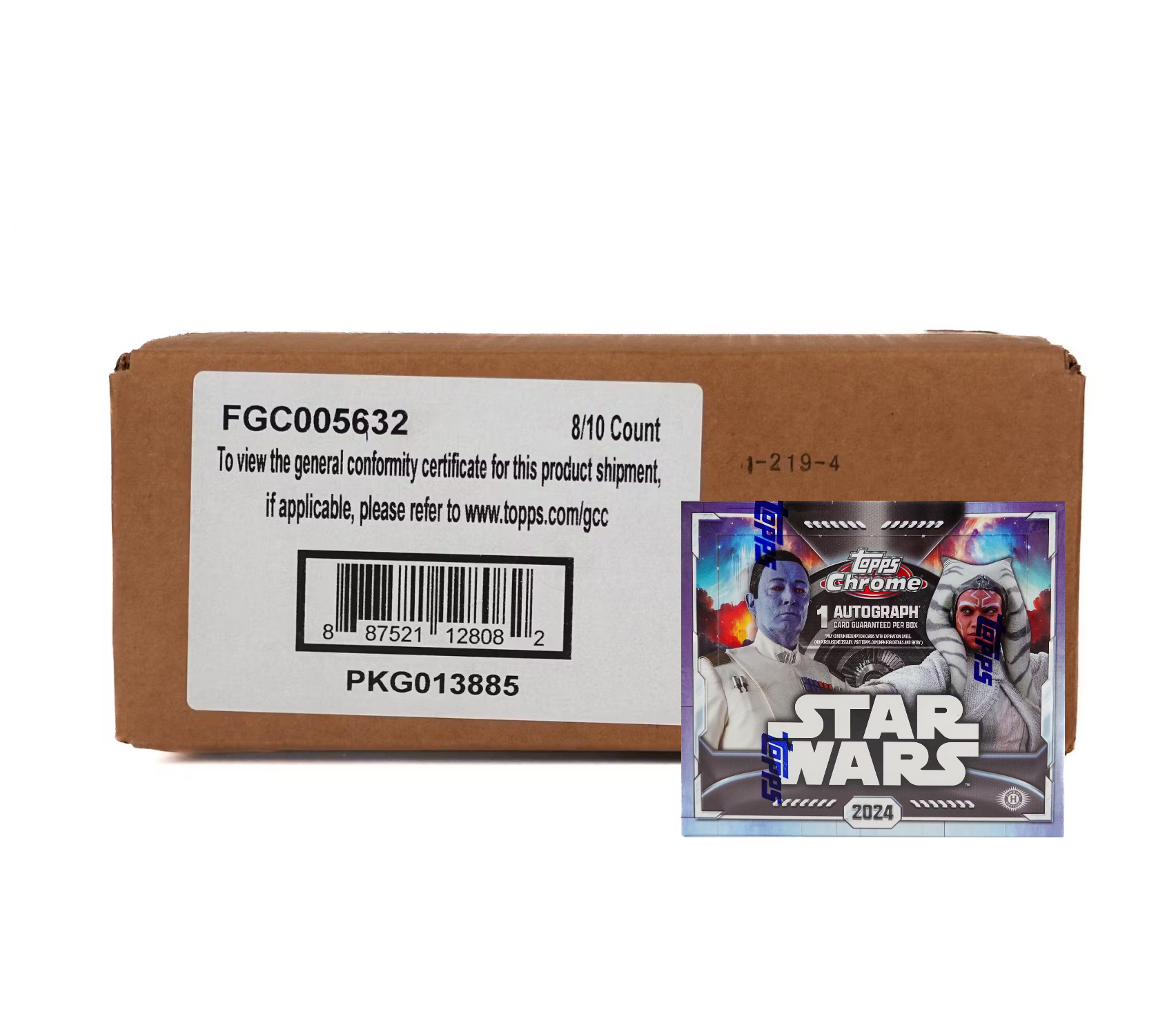 2024ToppsStarWarsChromeHobby8-BoxCase2 2024 Topps Star Wars Chrome Hobby 8-Box Case - Image 1