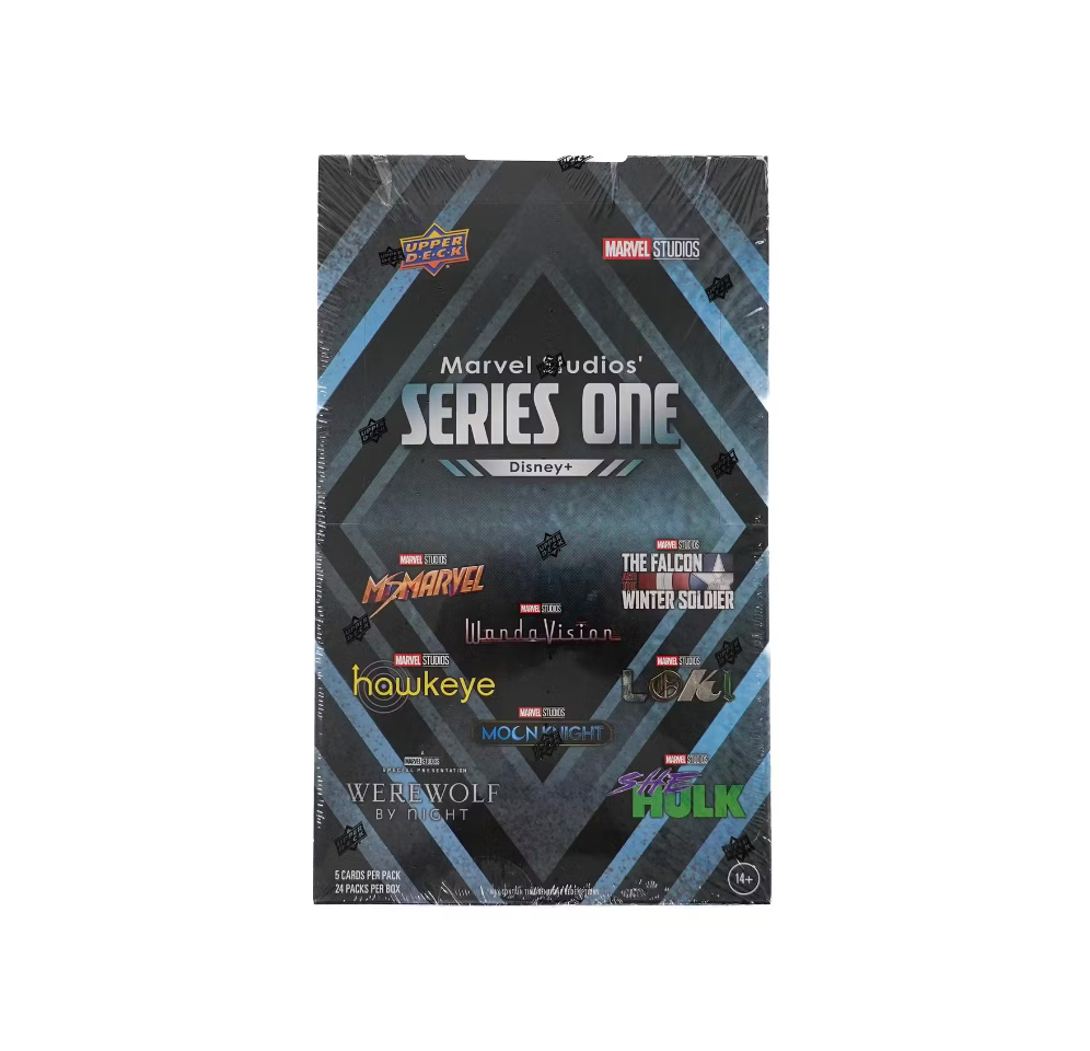 2024UpperDeckMarvelStudiosSeries1-Disney_HobbyBox 2024 Upper Deck Marvel Studios Series 1 Disney+ Hobby Box - Image 1