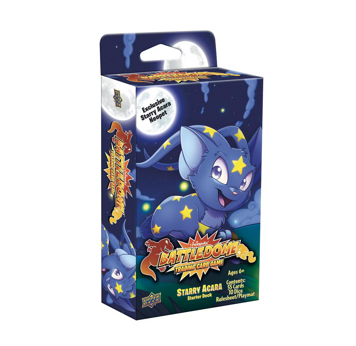 2024UpperDeckNeopetsBattledomeTCGDefendersofNeopiaStarterDeck_StarryAcara 2024 Upper Deck Neopets Battledome Defenders of Neopia Fire Uni & Starry Acara Starter Box (Starry Acara) - Image 1