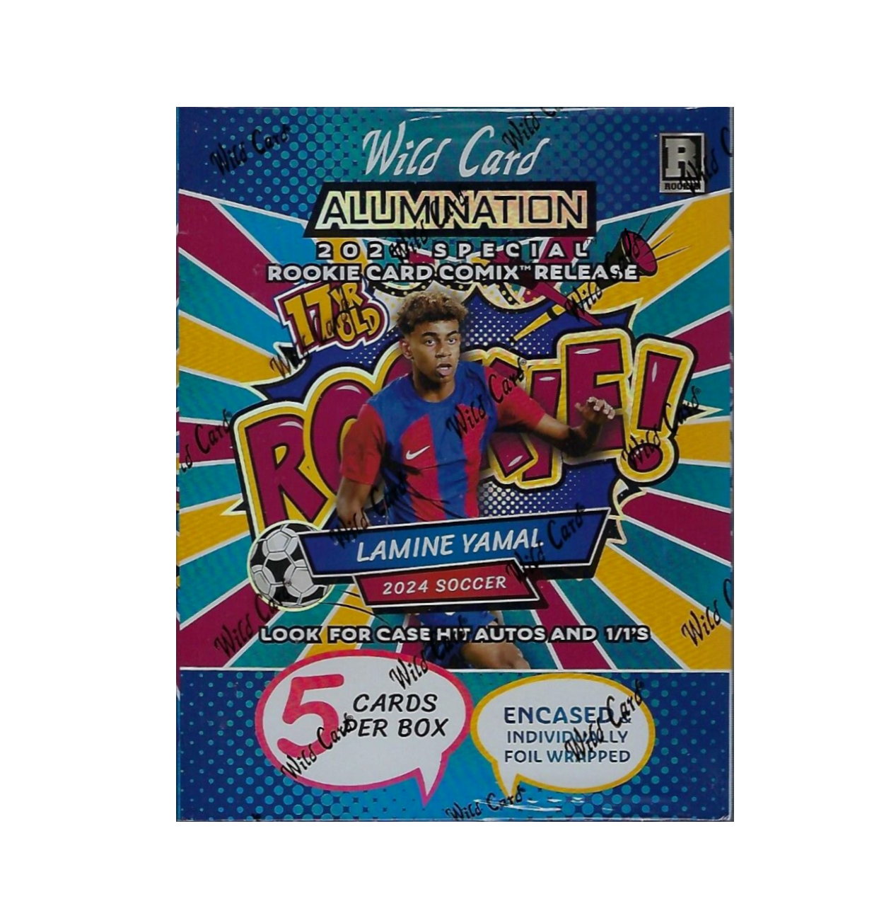 2024WildCardAluminationLamineYamalRookieComixBox 2024 Wild Card Alumination Lamine Yamal Rookie Comix Box - Image 1