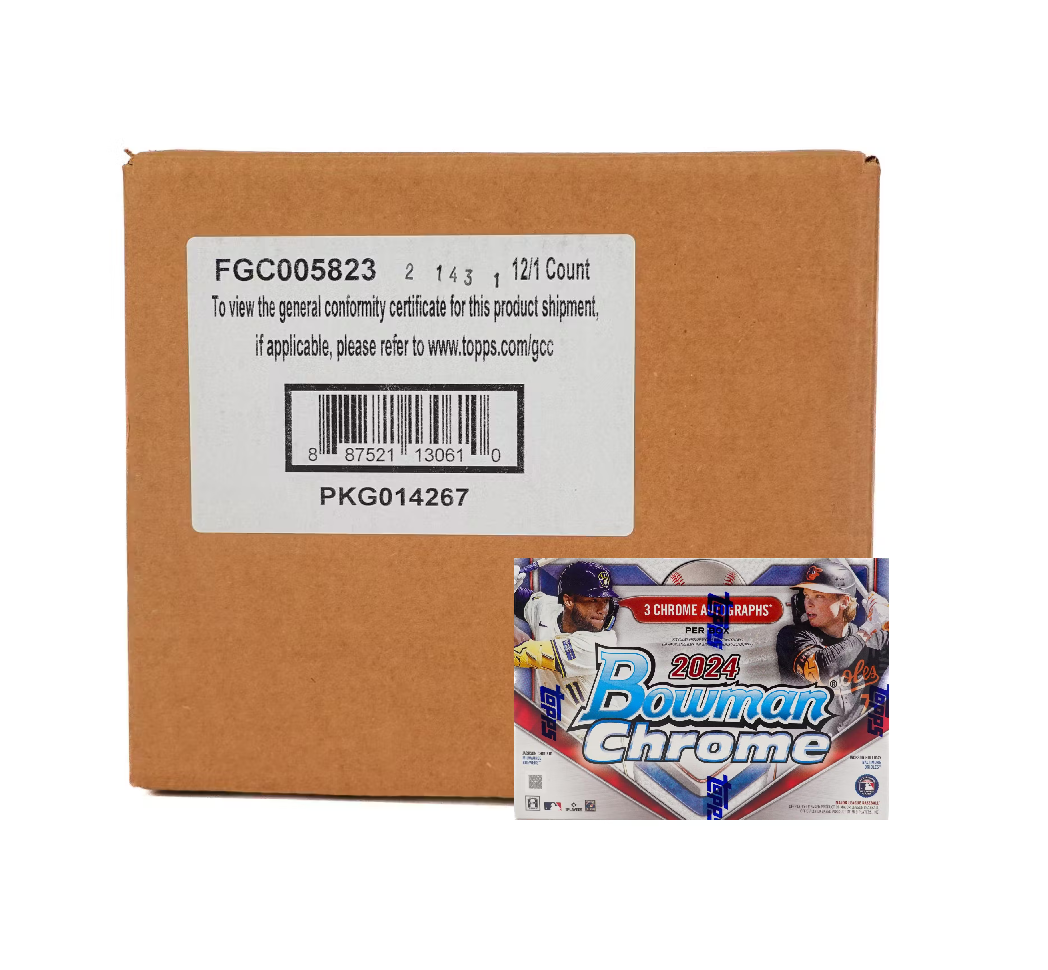 2024_Bowman_Chrome_Baseball_HTA_Choice_12-Box_Case2 2024 Bowman Chrome Baseball HTA Choice 12-Box Case - Image 1