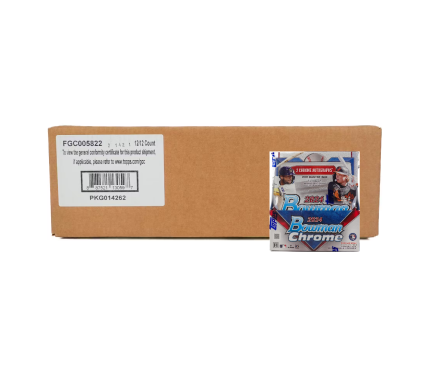 2024 Bowman Chrome Baseball Hobby 12-Box Case