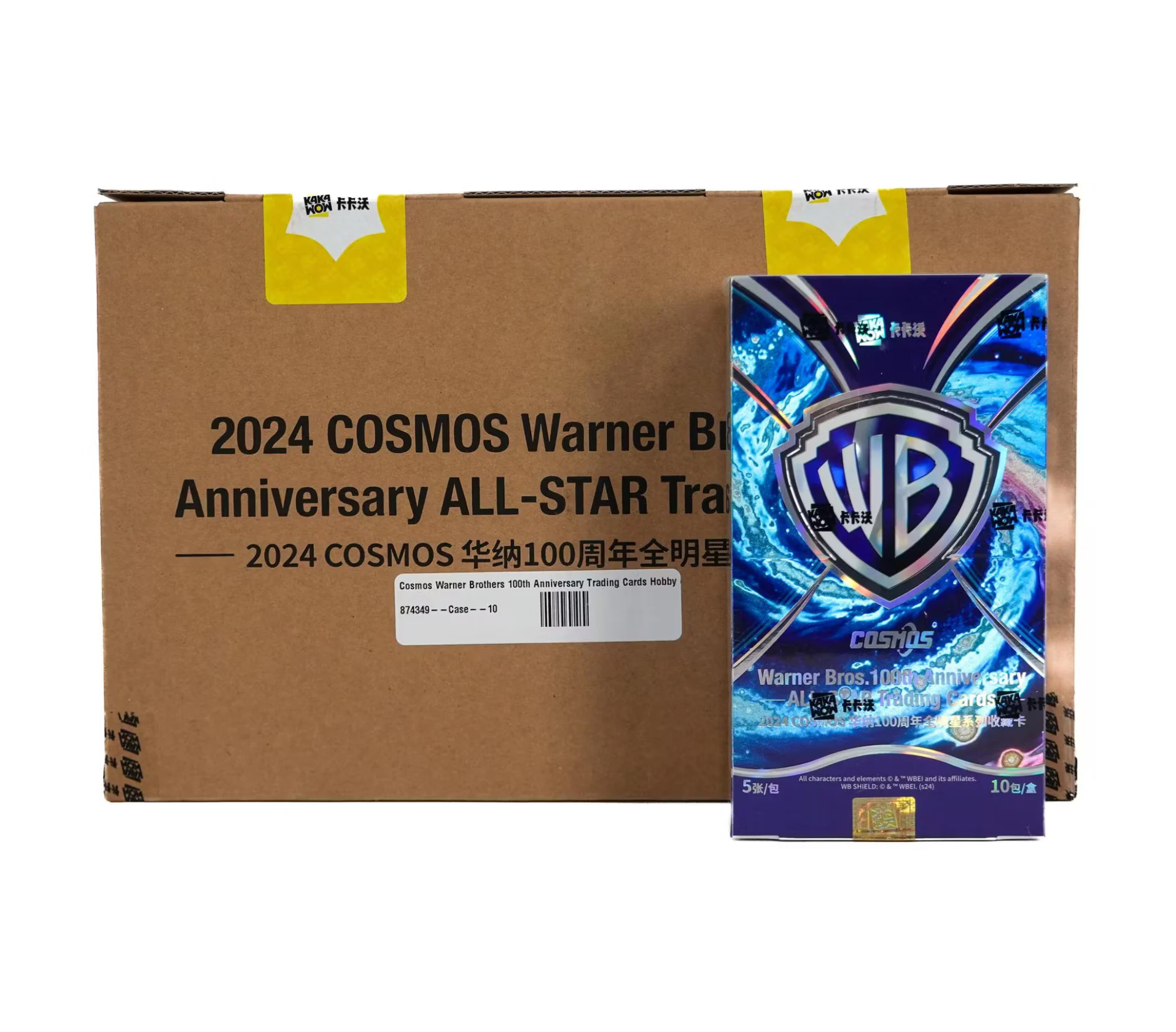 2024 Kakawow Cosmos Warner Brothers 100th Anniversary Trading Cards Hobby 10-Box Case - Image 1