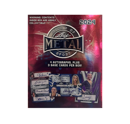 2024 Leaf Metal Women of Sport Box