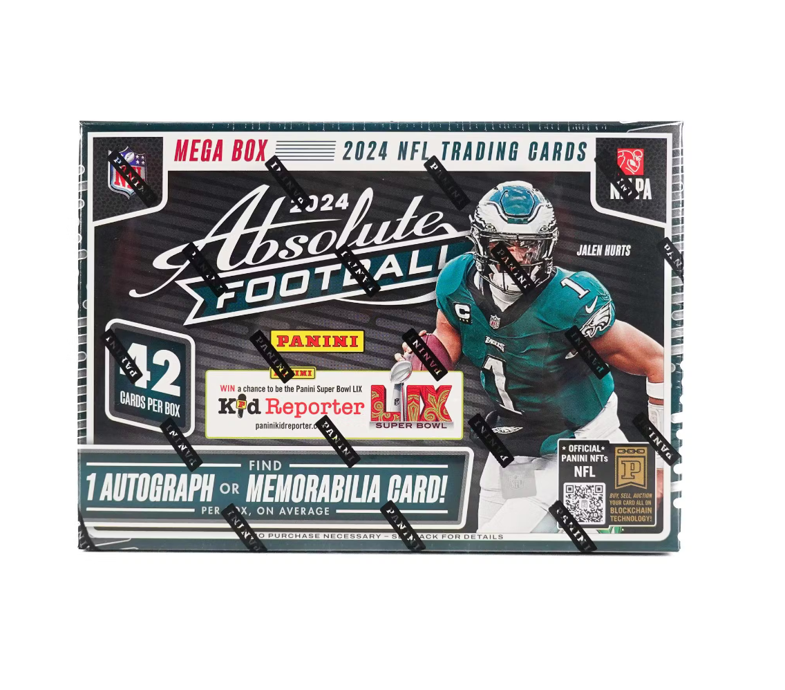 2024_Panini_Absolute_Football_Hobby_Mega_Box_Teal_Parallels 2024 Panini Absolute Football Hobby Mega Box (Teal Parallels) - Image 1