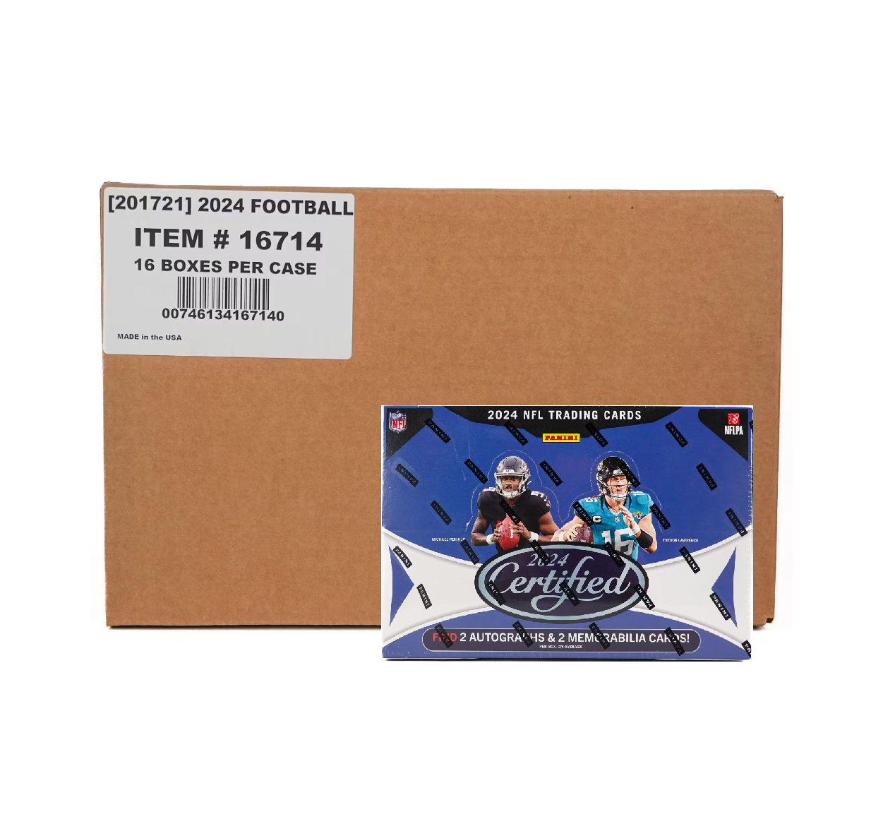 2024_Panini_Certified_Football_Hobby_16-Box_Case2 2024 Panini Certified Football Hobby 16-Box Case - Image 1