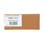 2024 Panini Clearly Donruss Football Hobby 16-Box Case - Image 3