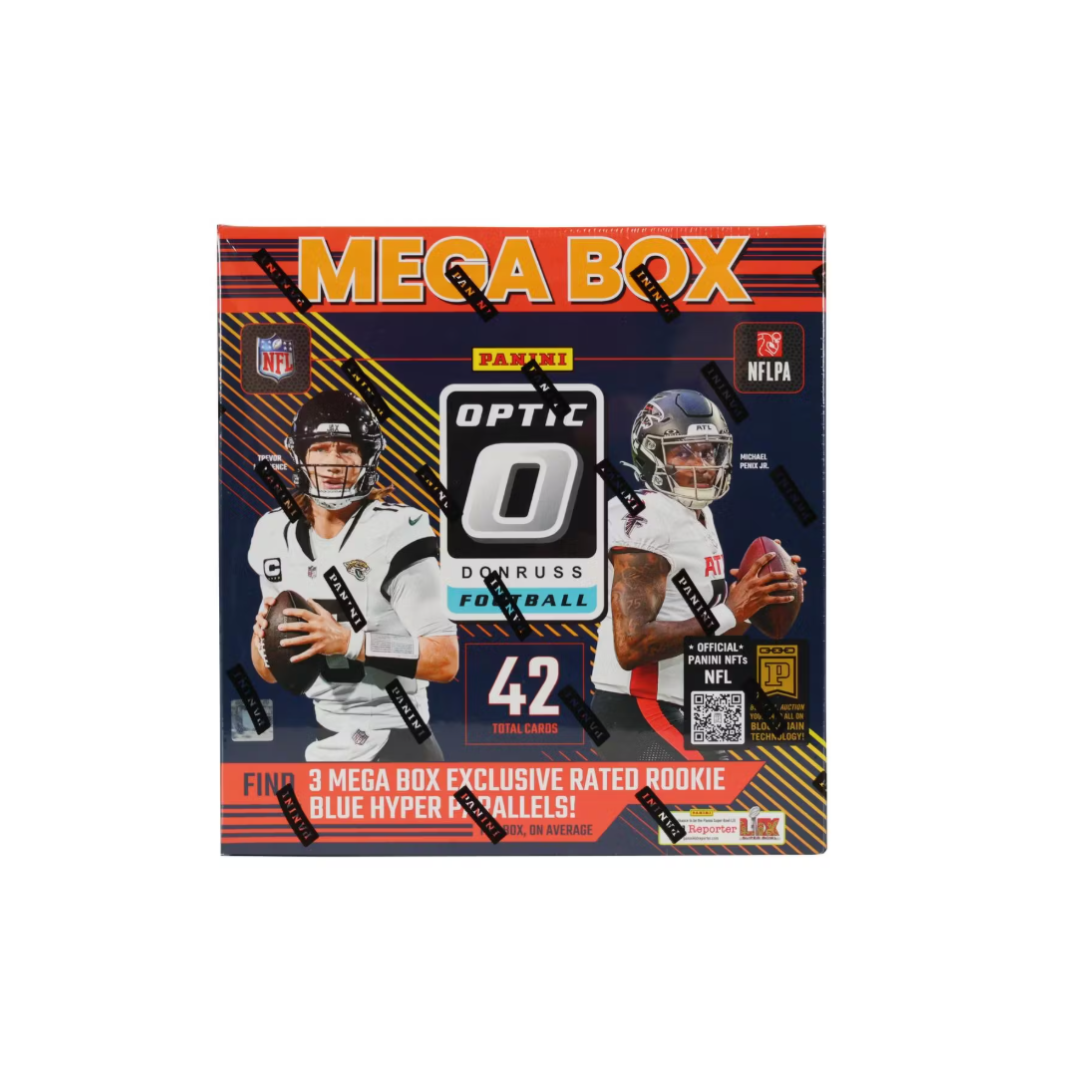 2024_Panini_Donruss_Optic_Mega_Blue_Hyper_Parallels 2024 Panini Donruss Optic Football Mega Box (Blue Hyper Parallels) - Image 1