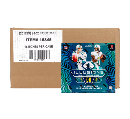 2024 Panini Illusions Football Hobby 16-Box Case